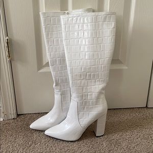White boots